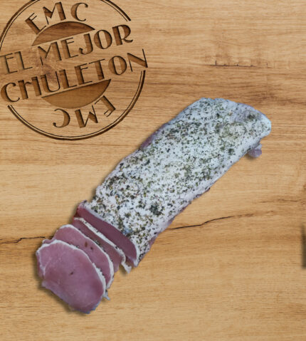 lomo de cerdo al ajillo